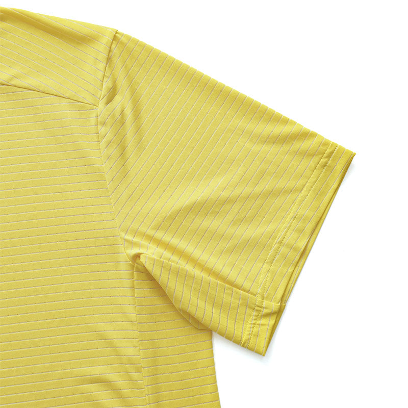 CAYL x Stripe Logo Short Sleeve Tee Yellow