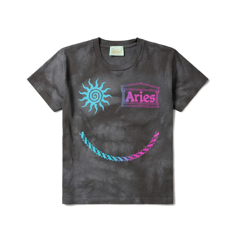 ARIES | Grunge Happy Dude S/S Tee Grey