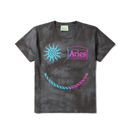 ARIES | Grunge Happy Dude S/S Tee Grey