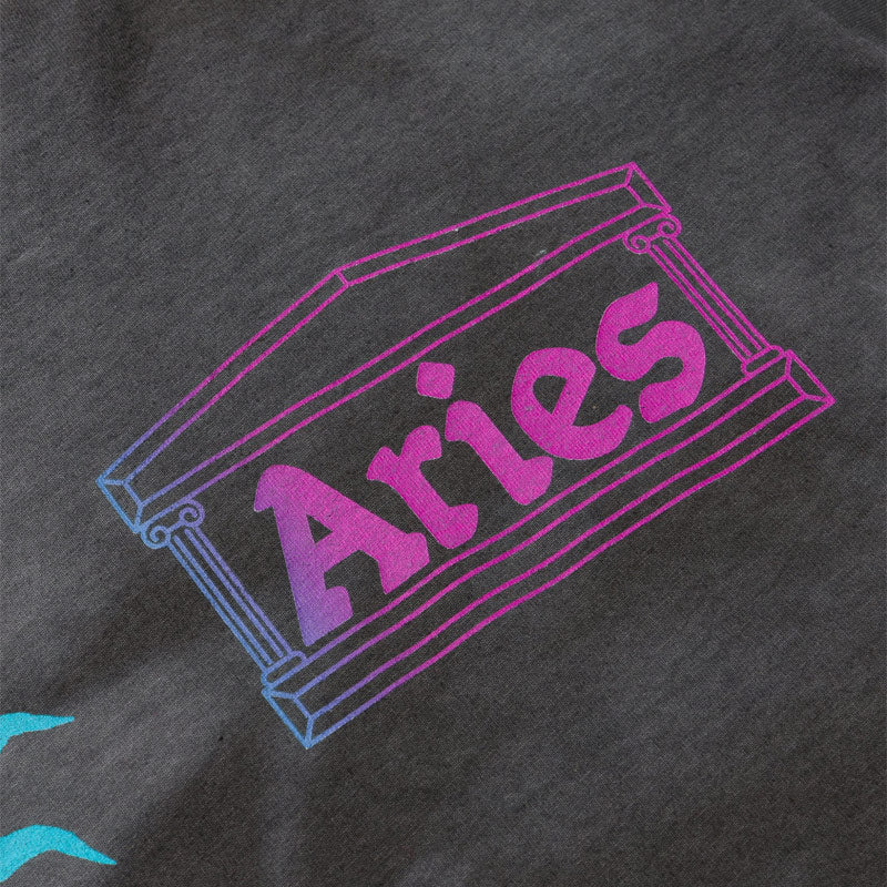 ARIES | Grunge Happy Dude S/S Tee Grey