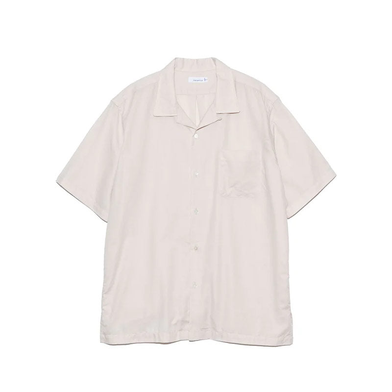 NANAMICA Open Collar Panama S/S Shirt Natural