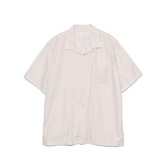 NANAMICA Open Collar Panama S/S Shirt Natural
