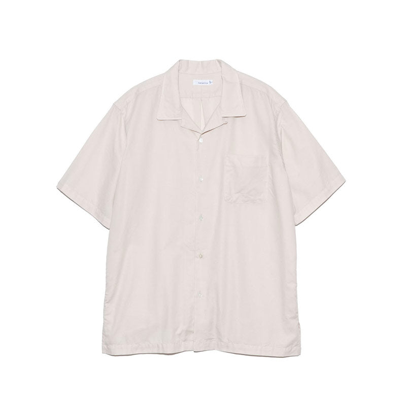 NANAMICA Open Collar Panama S/S Shirt Natural