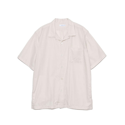 NANAMICA Open Collar Panama S/S Shirt Natural