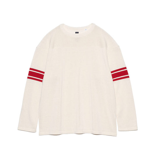 NANAMICA Midshipman Athletic Sweater Ecru