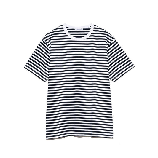 NANAMICA Coolmax Stripe Jersey Tee Black / White