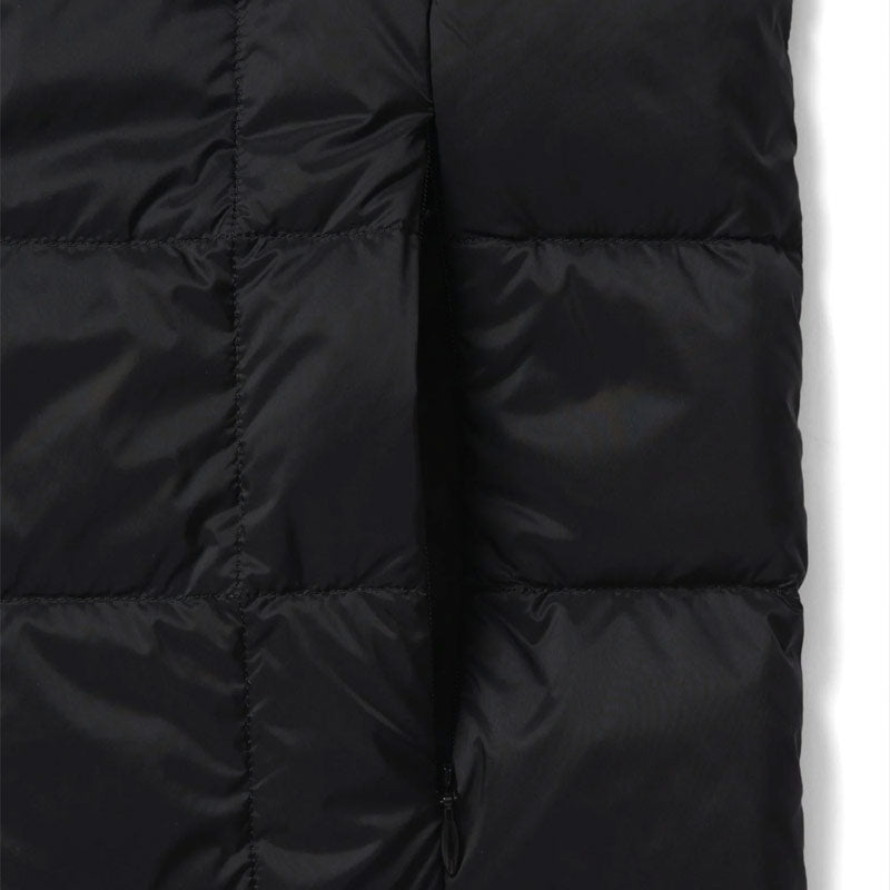 TAION Crew Neck Button Down Jacket Black