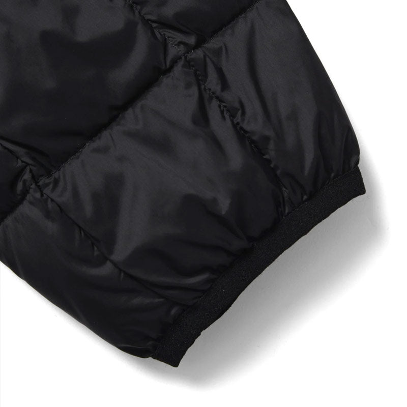 TAION Crew Neck Button Down Jacket Black