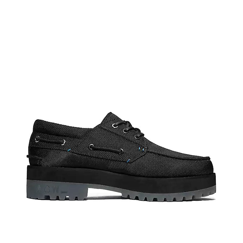 Timberland Women's Future 73 3eye Boat Shoes Black x A-COLD-WALL*