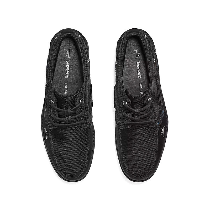 Timberland Women's Future 73 3eye Boat Shoes Black x A-COLD-WALL*