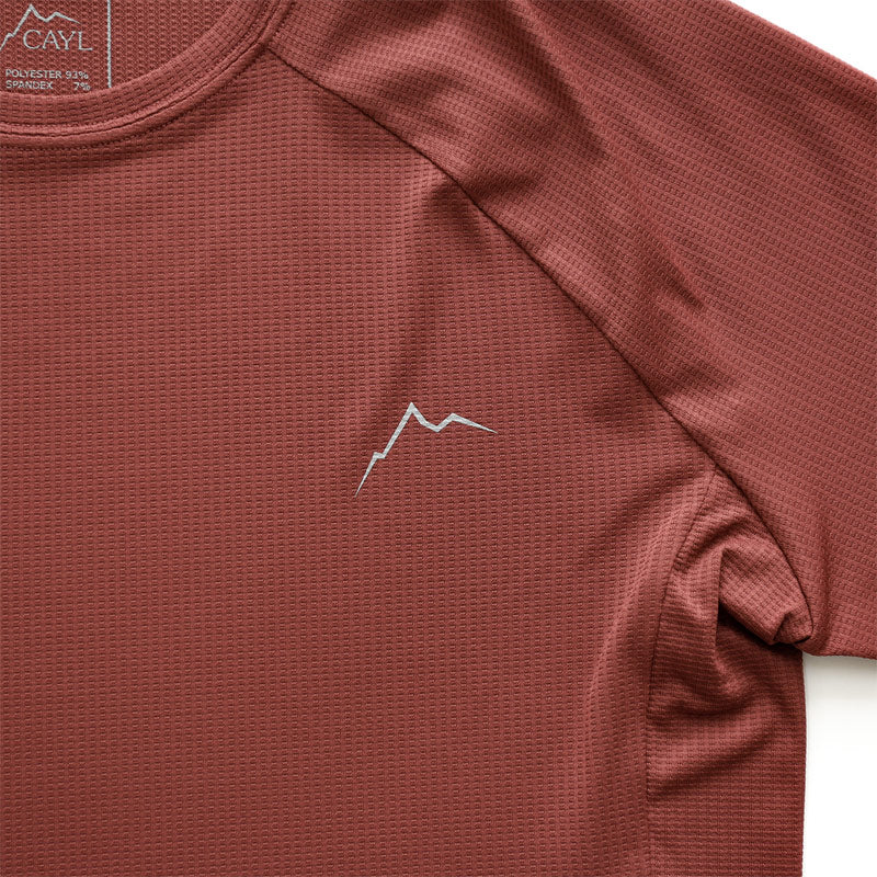 CAYL | Women's Logo Air Long Sleeve Shirts Burgundy