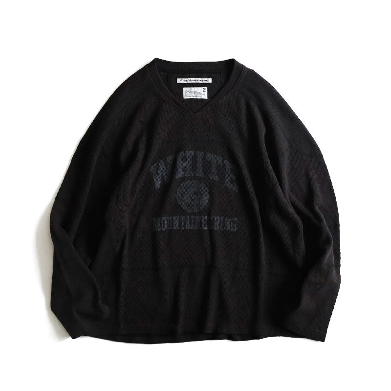 White Mountaineering Knitted Dry Thermal Hockey T-Shirt Black