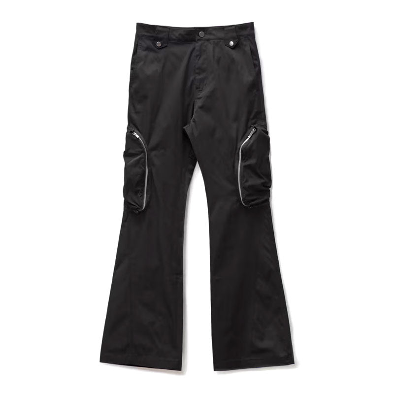 Wide Backzip Cargos Black