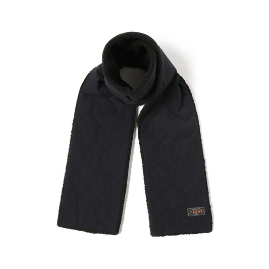 BEAMS PLUS | Muffler Boa Quilt Scarves Black