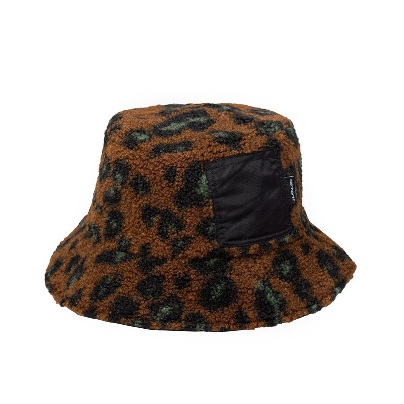 CARHARTT WIP | Orla Bucket Hat Camo Leo Jacquard / Tamarind / Black