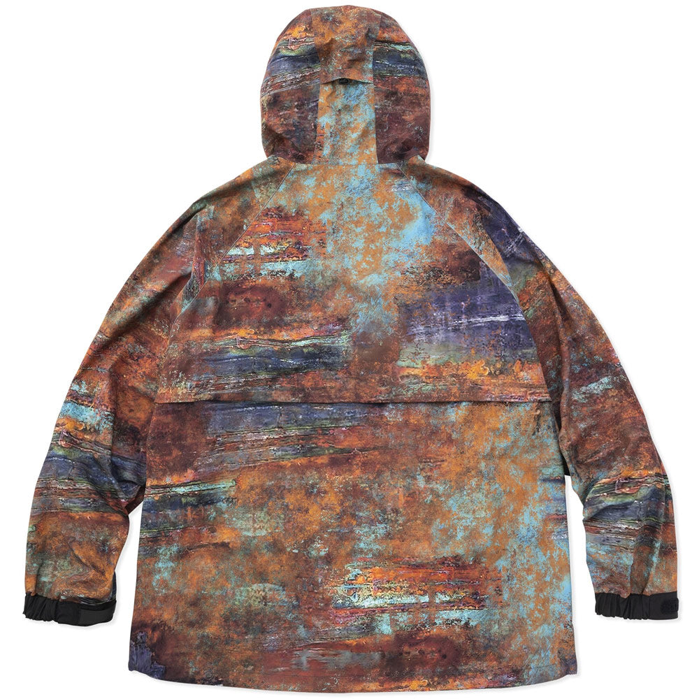 AND WANDER | Pertexprinted Rain Jacket Multi