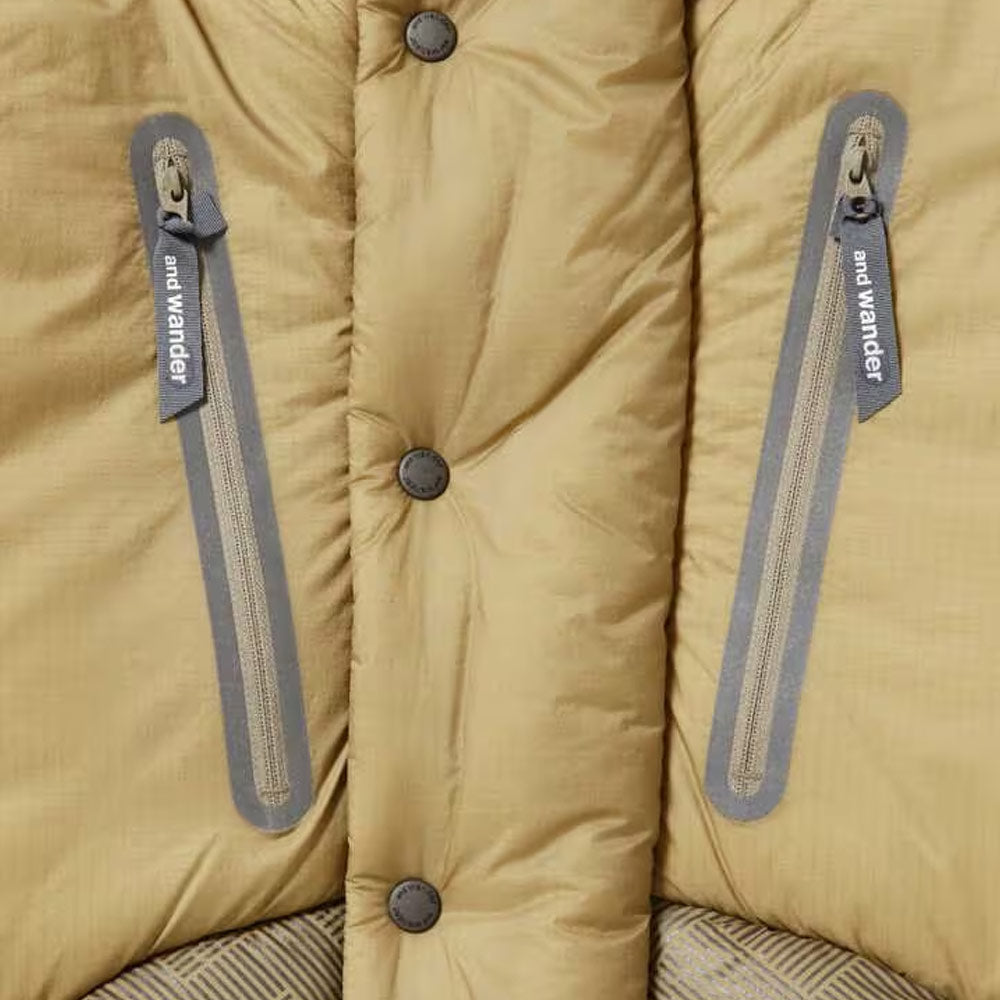 AND WANDER | Primaloft Rip Jacket Beige