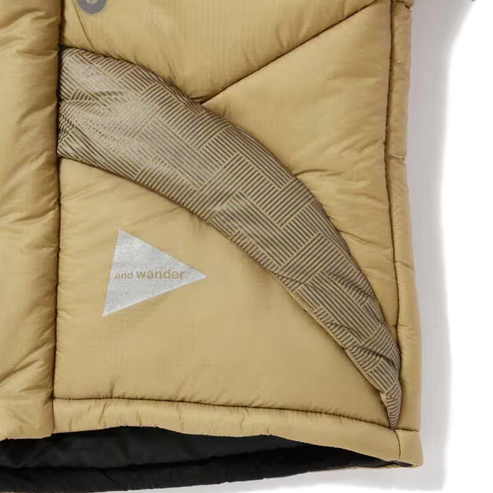 AND WANDER | Primaloft Rip Jacket Beige