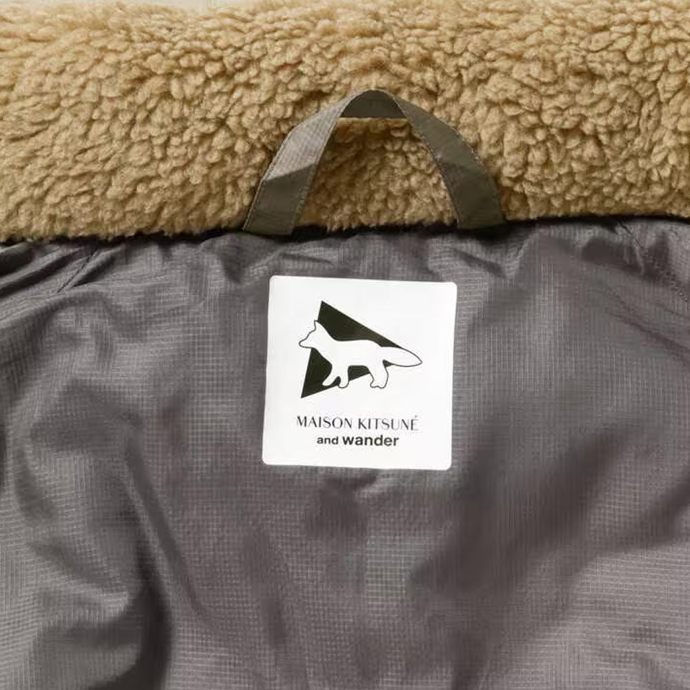 AND WANDER | AND WANDER x Maison Kitsuné Nordic Borderinsulation Jacket Light Beige