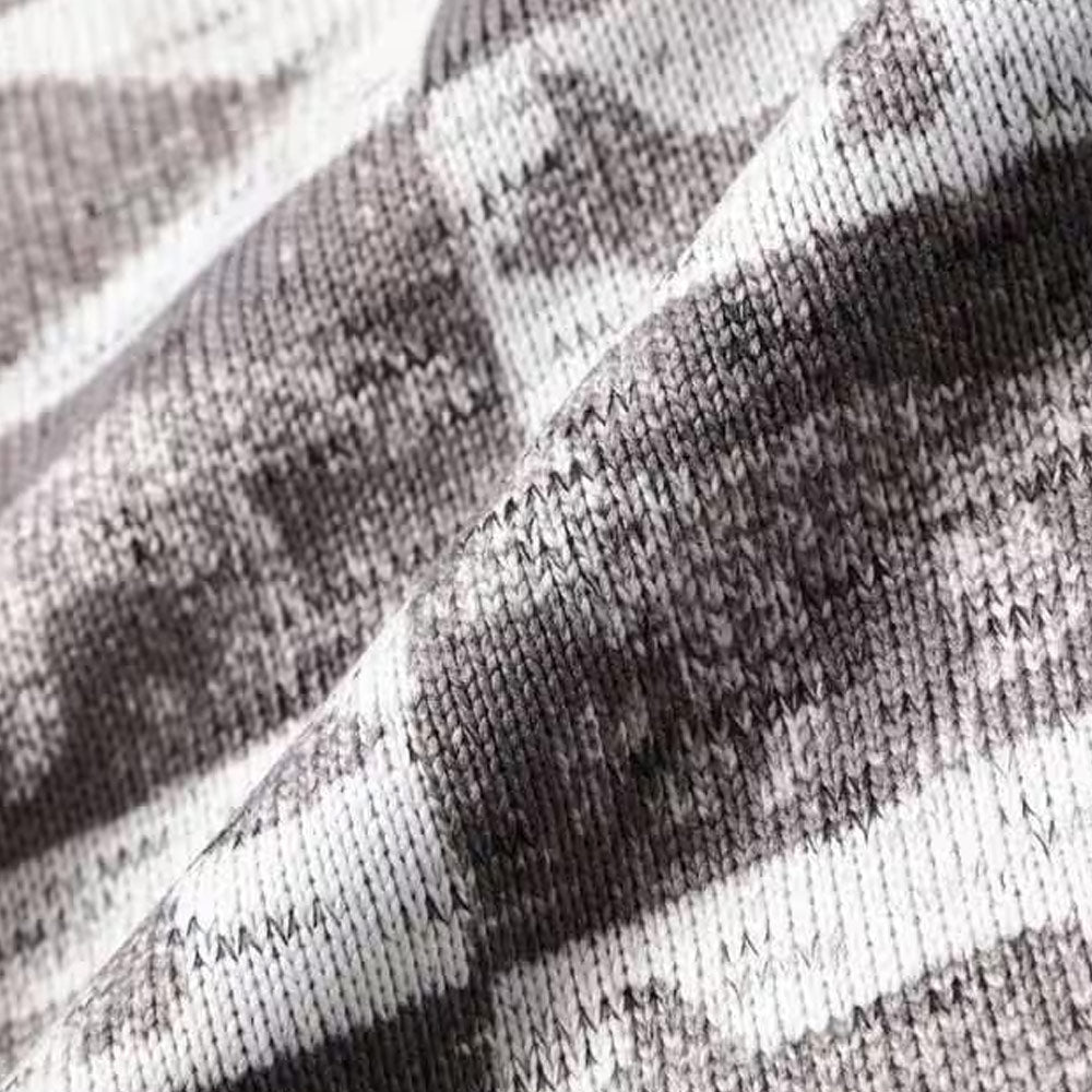 And Wander | AND WANDER x Maison Kitsuné Fox Checkers Fleece Pullover Gray