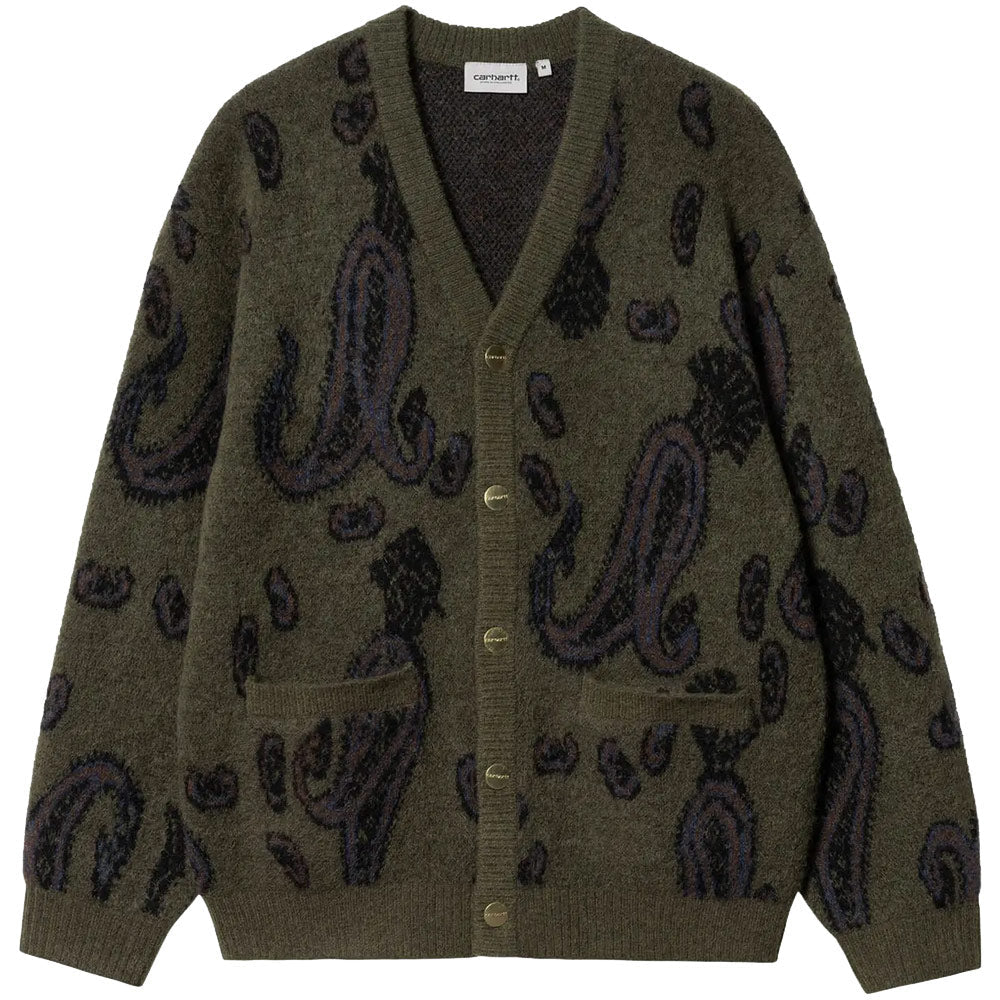 CARHARTT WIP | Medford Cardigan Paisley Jacquard / Plant