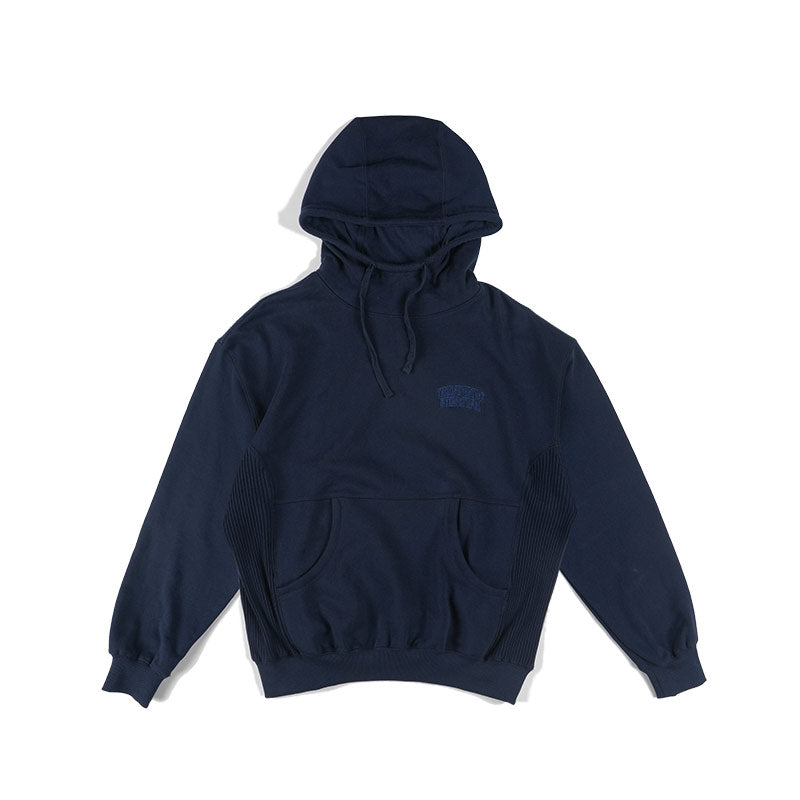 THISISNEVERTHAT Paneled Hoodie Navy