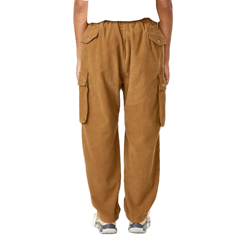 NANAMICA Flannel Easy Cargo Pants Camel