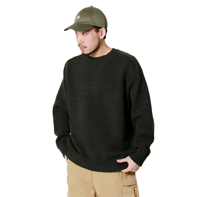 NANAMICA Crew Neck Sweater Khaki