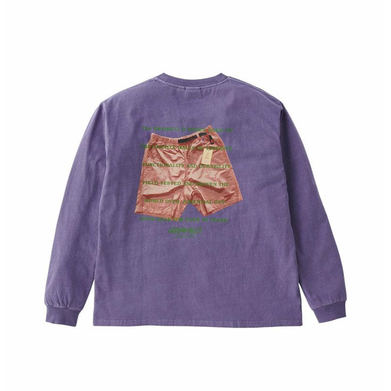 GRAMICCI  G-Short L/S Tee Purple Pigment
