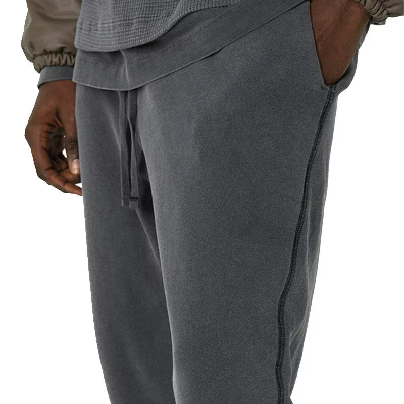 JOHN ELLIOTT Thermal Lined Sweats Washed Black