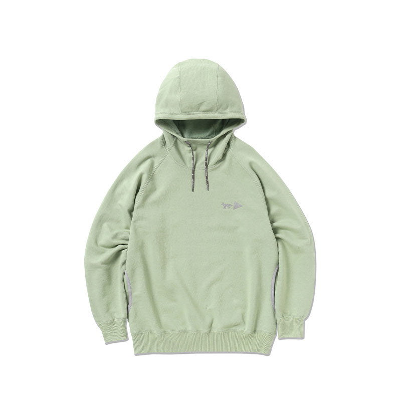 AND WANDER | AND WANDER x Maison Kitsune Dry Cotton Sweathoodie Green