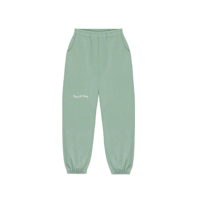 MUSEUM OF PEACE & QUIET Wordmark Sweatpants Sage