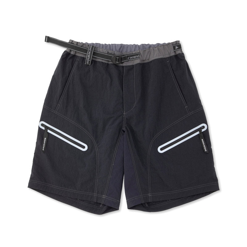 AND WANDER | AND WANDER x Maison Kitsune Hiking Short Pants Black
