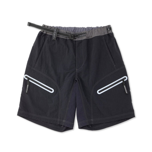 AND WANDER | AND WANDER x Maison Kitsune Hiking Short Pants Black