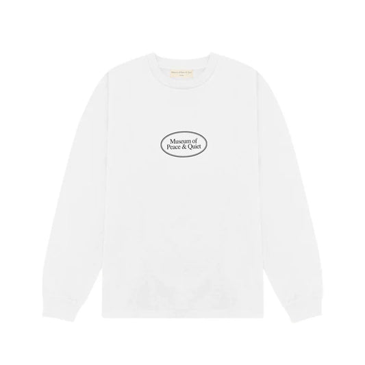 MUSEUM OF PEACE & QUIET  Classic MOPQ L/S-Shirt White