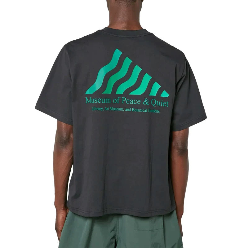 MUSEUM OF PEACE & QUIET Library T-Shirt Black