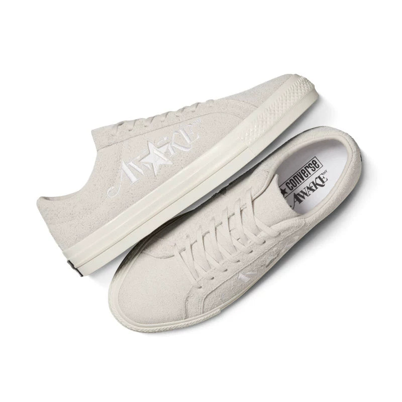 Converse x Awake One Star Pro Sneakers White Sand/ Black/ White