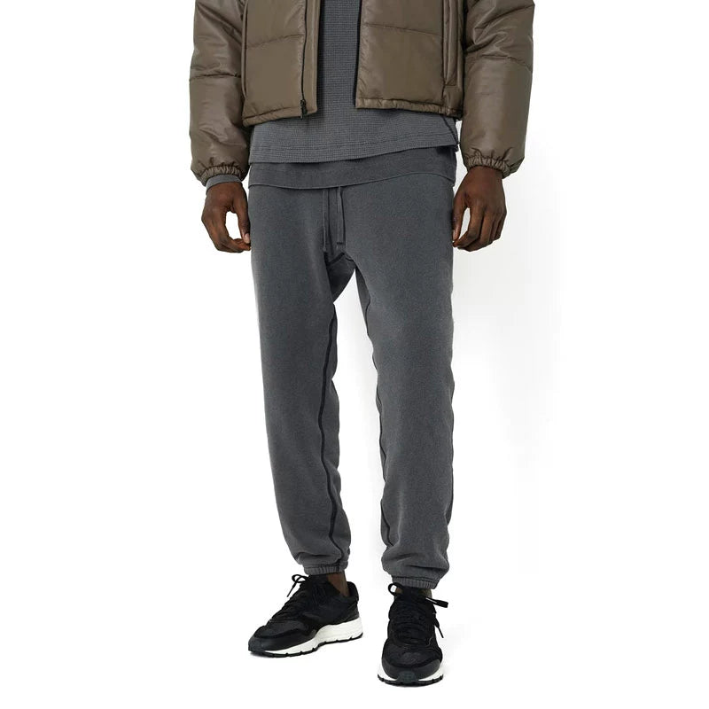 JOHN ELLIOTT Thermal Lined Sweats Washed Black