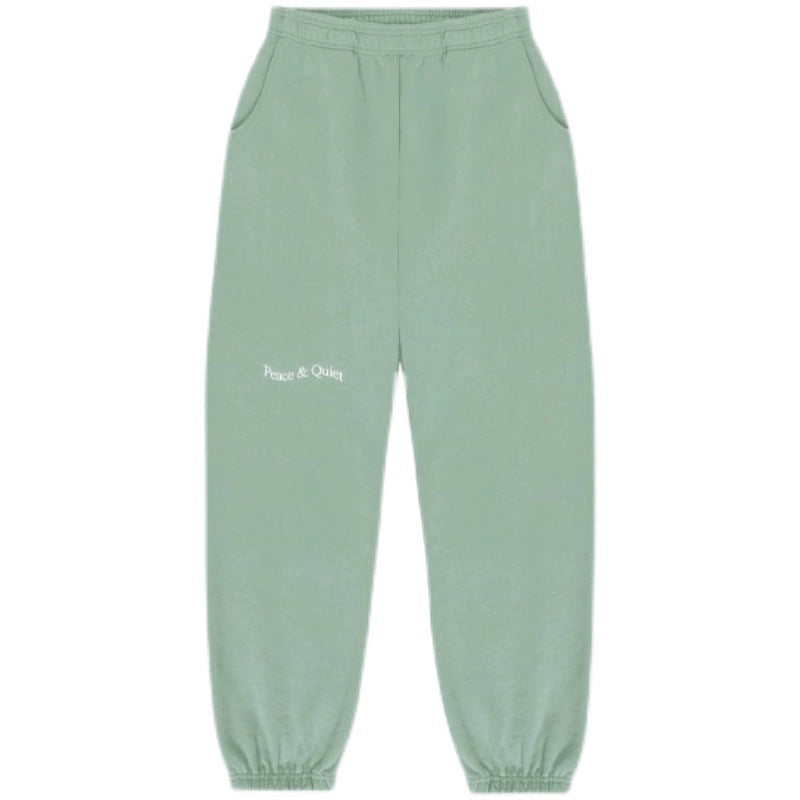 MUSEUM OF PEACE & QUIET Wordmark Sweatpants Sage