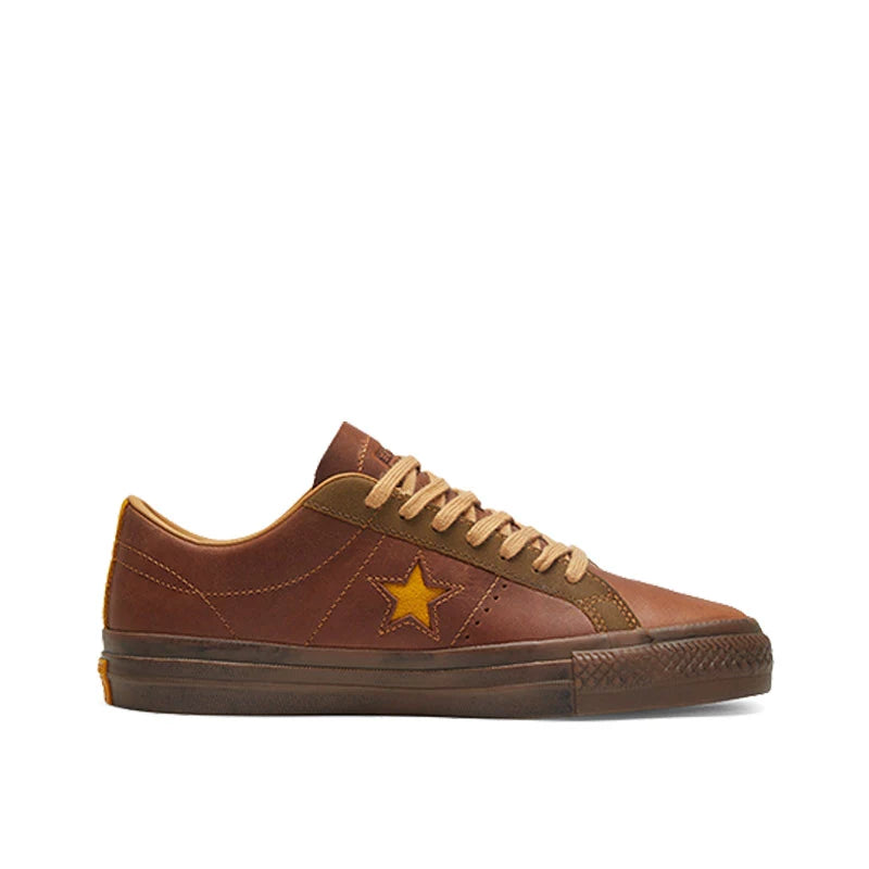 CONVERSE | One Star Pro Sneakers Brown / Yellow / Hidden Trail