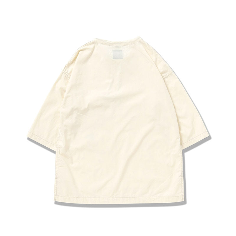 AND WANDER | Dry Ripstop Long Pullover Off White