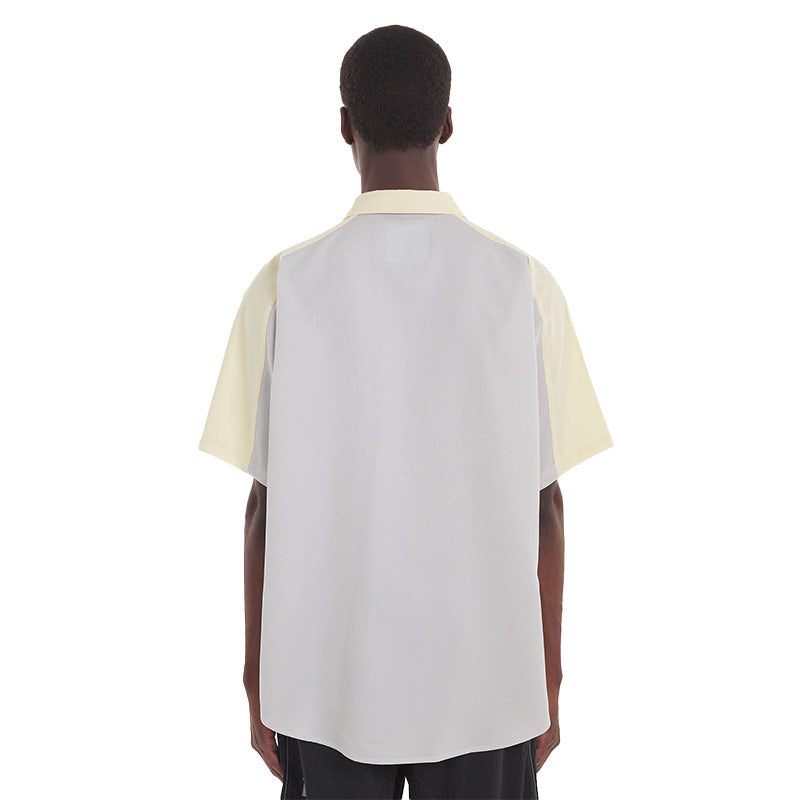 And Wander | AND WANDER x Maison Kitsune Hiking Shirt Yellow