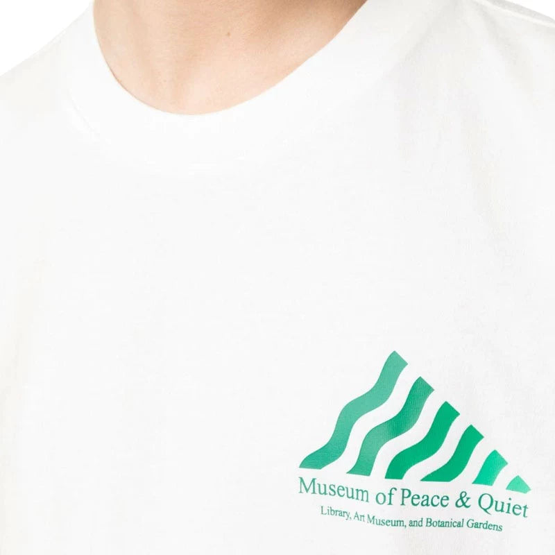 MUSEUM OF PEACE & QUIET Library T-Shirt White