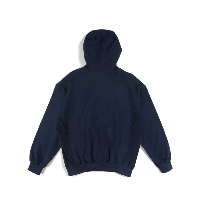 THISISNEVERTHAT Paneled Hoodie Navy