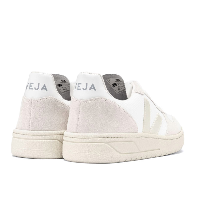 VEJA V-10 B-Mesh White / Natural / Pierre