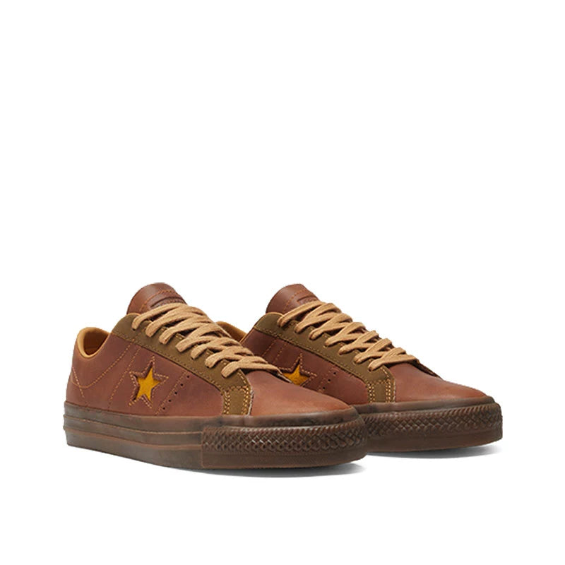 CONVERSE | One Star Pro Sneakers Brown / Yellow / Hidden Trail