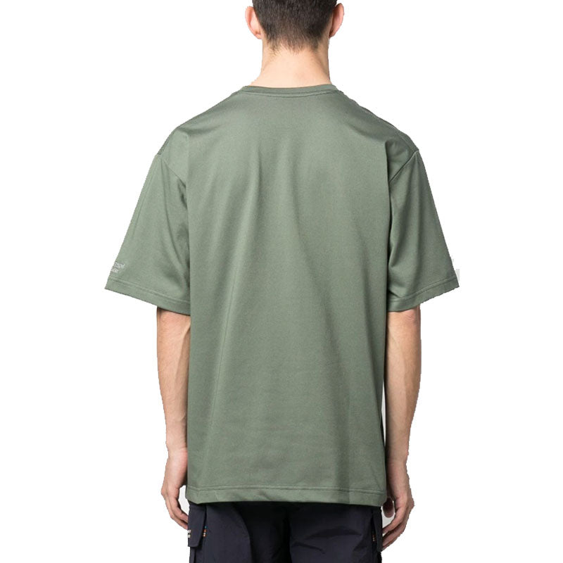 AND WANDER | AND WANDER x Maison Kitsune Dry Cotton Tee Triangle Khaki