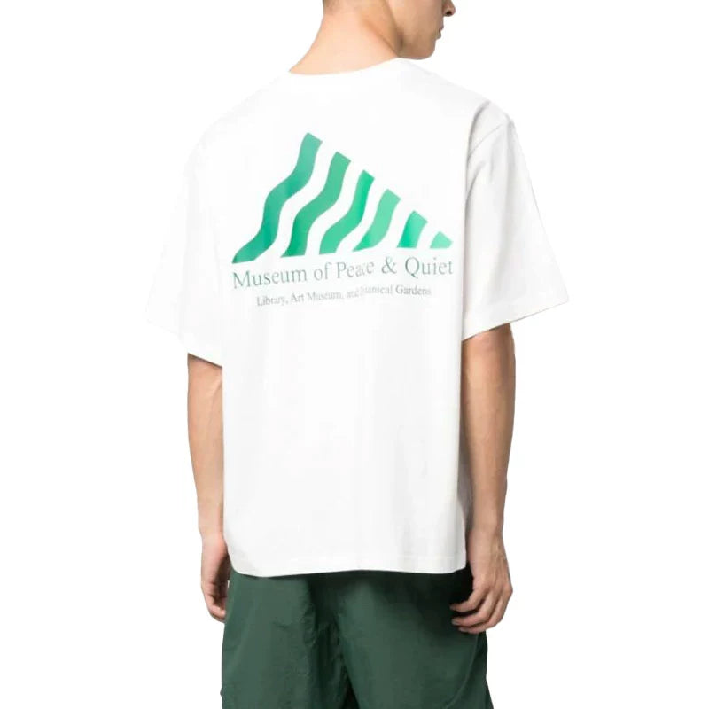 MUSEUM OF PEACE & QUIET Library T-Shirt White