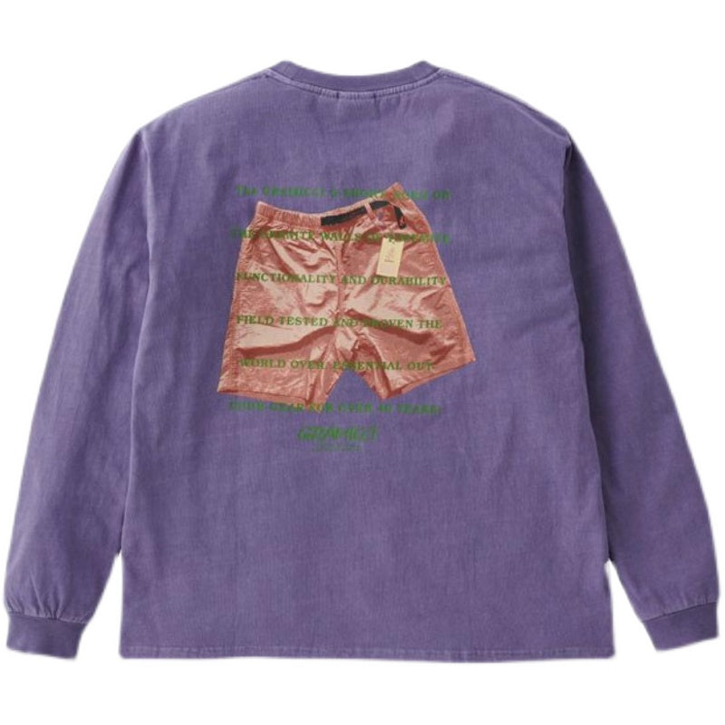 GRAMICCI  G-Short L/S Tee Purple Pigment