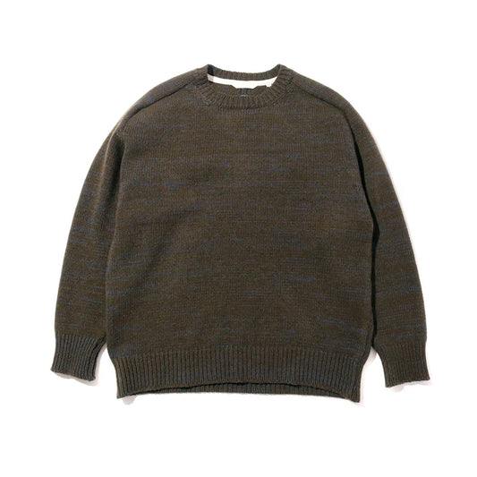 NANAMICA Crew Neck Sweater Khaki